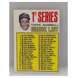 1967 Topps Frank Robinson Checklist HOF 62 MKd