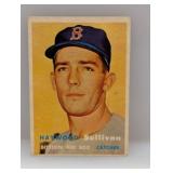 1957 Topps #336 Haywood Sullivan Red Sox Corners