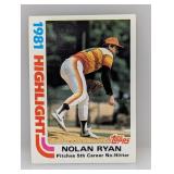1982 Topps 1981 Highlight Nolan Ryan #5