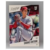 2018 Panini Prestige Shohei Ohtani #28 RC Edge
