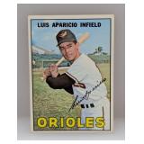 1967 Topps Baseball Luis Aparicio HOF 60 Edges