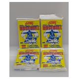 (4) 1990 Score Baseball Packs