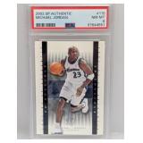 2002 Michael Jordan Sp Authentic 82/2000 PSA 8