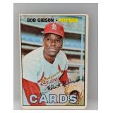 1967 Topps Bob Gibson #210 Damage