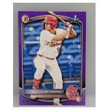 2025 Bowman 1st Purple JJ Wetherholt #D 036/250