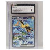 2023 Pokemon Scarlet Violet 151 Zapdos ex CGC 9