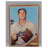 1962 Topps Frank Howard 1960 NL ROY 175 Edges