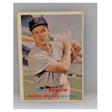 1957 Topps #288 Ted Lepcio Red Sox Corners