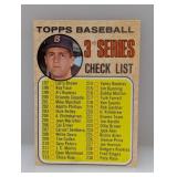 1968 Topps Carl Yastrzemski HOF-UNCHECKED Stain