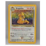 1999 Pokemon Fossil Dragonite Holo #4 *DMG