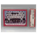 1973 o-Pee-Chee Maple Leafs Team #106 PSA 7
