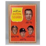 1962 Topps AL BATTING LEADERS AL KALINE 51 Corners