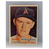 1957 Topps #318 Mickey McDermott Corners/Edges