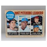 1968 Topps NL PITCHING LEADERS BUNNING/JENKINS 9
