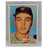 1957 Topps Gail Harris N.Y. Giants Corners/Edges