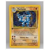 Pokemon 1999 1st Edition Machamp Holo 8 *HP