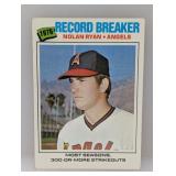 1977 Topps Record Breaker Nolan Ryan Corners/Edges