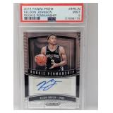 2019 Johnson Prizm RC Penmanship Auto RC PSA 9