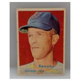 1957 Topps #339 Bob Speake Cubs Corners/Edges