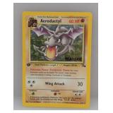 1999 Pokemon 1st Ed Prerelease Aerodactyl Holo*DMG
