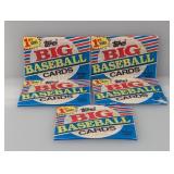 (5) 1988 Topps Big Baseball Series 1 Packs