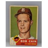 1953 Topps #266 Bob Cain Hi# Corners/Edges/Creases
