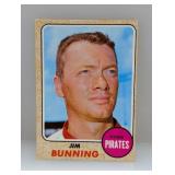 1968 Topps Baseball Jim Bunning HOF 215