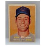 1957 Topps Dave Hillman Cubs Corners/Edges/Crease
