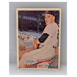 1957 Topps #297 Jack Crimian Tigers Corners/Edges