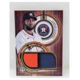 2025 Yordan Alvarez Topps Tribute Dual Jersey /75