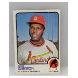 1973 Topps Bob Gibson #190 Edges