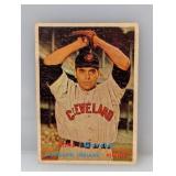 1957 Topps Mike Garcia Indians Surface/Corners