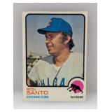 1973 Topps Ron Santo #115 Edges