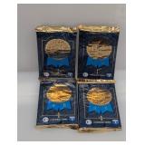 (4) 1993 Leaf Baseball Series 1 Packs