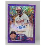 2023 Lewis Topps Ch Purple Speckle Ref Auto /299