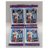 (4) 2025 Donruss Football 5 Card Packs