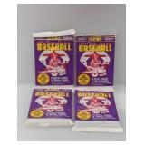 (4) 1991 Score Baseball Series 2ï¿½Packs