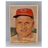 1957 Topps #294 Rocky Bridges Corners/Edges/Indent