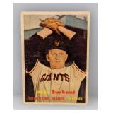 1957 Topps #310 Max Surkont Corners/Edges/Surface