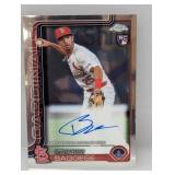 2025 Topps Chrome Thomas Saggese Auto
