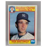 1986 Topps Quaker Chewy Don Mattingly Edges/Corner