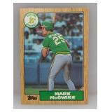 1987 Topps Mark McGwire RC #366 Corners/Stain