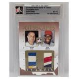 2007-08 ITG Mem Glenn Hall Bob Gibson Relics