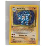 1999 Pokemon Game Machamp Holo 1st Edition 8 *DMG