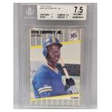 1989 Ken Griffey Fleer RC Bgs 7.5
