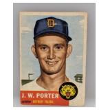 1953 Topps JW Porter Crease Corners/Edges/Creases