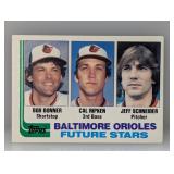 1982 Topps Future Stars Bonner Ripken Schneider