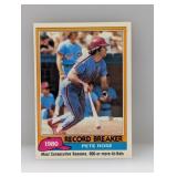 1981 Topps #205 Pete Rose Edges