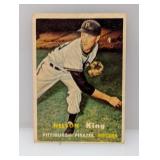 1957 Topps #349 Nelson King Pirates Corners