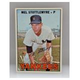 1967 Topps Baseball Mel Stottlemyre Corners/Edges